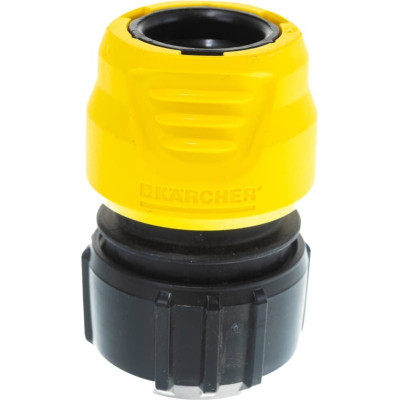 Универсальный коннектор KARCHER с аквастопом без упаковки